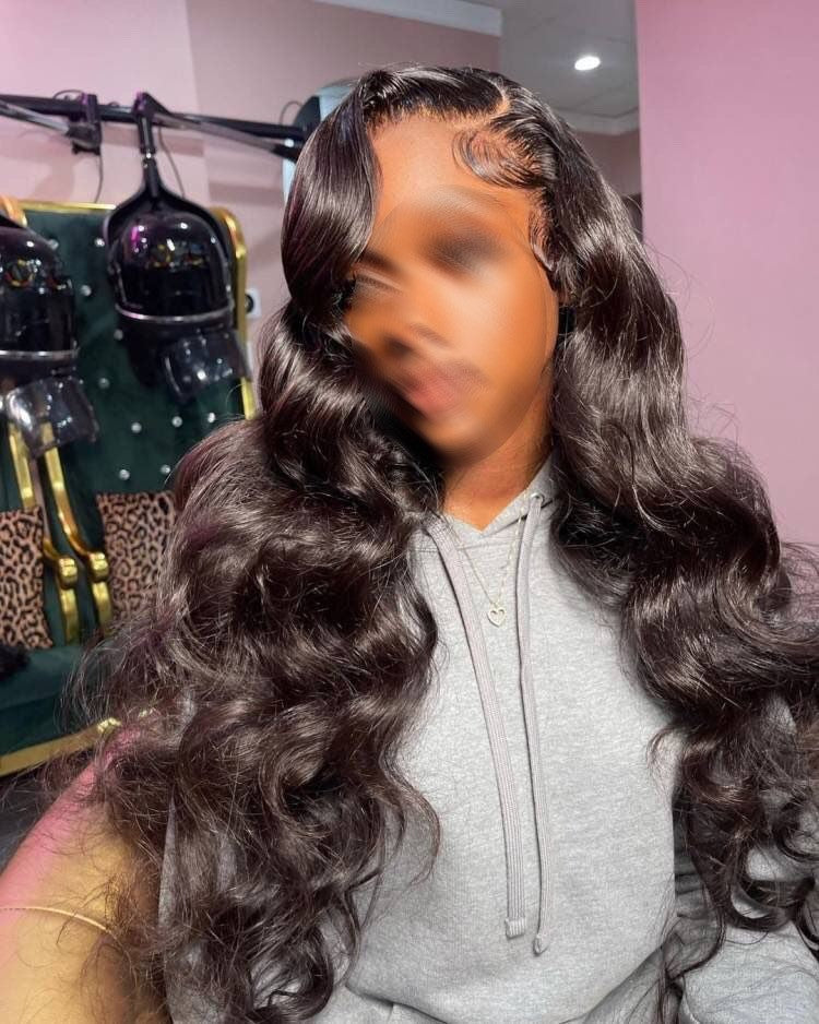 BODYWAVE 13*4 RAW 180% DENSITY PRE-MADE WIG.